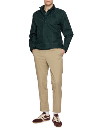 Figure View - Click To Enlarge - LACOSTE - Half Zip Check Blouson Jacket