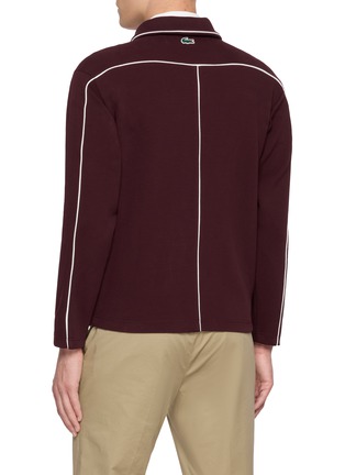 Back View - Click To Enlarge - LACOSTE - Contrast Piping Track Jacket