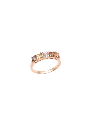 Detail View - Click To Enlarge - LC COLLECTION JEWELLERY - 18K Gold Diamond Ring — US 7