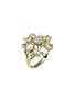 Detail View - Click To Enlarge - LC COLLECTION JEWELLERY - 18K Gold Diamond Ring — US 6 1/2