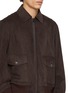  - TECLOR - Vegan Suede A-2 Flight Jacket