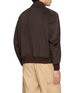 Back View - Click To Enlarge - TECLOR - Vegan Suede A-2 Flight Jacket