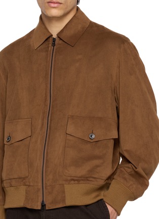  - TECLOR - Vegan Suede A-2 Flight Jacket