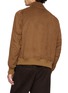 Back View - Click To Enlarge - TECLOR - Vegan Suede A-2 Flight Jacket
