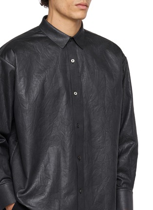  - TECLOR - Vegan Leather Dress Shirt