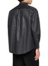Back View - Click To Enlarge - TECLOR - Vegan Leather Dress Shirt
