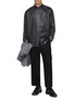 Figure View - Click To Enlarge - TECLOR - Vegan Leather Dress Shirt
