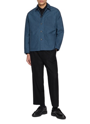 Figure View - Click To Enlarge - TECLOR - Angola Two Tuck Pants