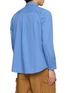 Back View - Click To Enlarge - AND WANDER - Striped Cotton Wool Utility Shirt