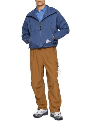 Figure View - Click To Enlarge - AND WANDER - Striped Cotton Wool Utility Shirt