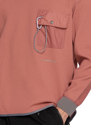  - AND WANDER - Long Sleeve Utility Pocket Waffle T-Shirt
