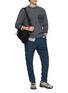 Figure View - Click To Enlarge - AND WANDER - Long Sleeve Utility Pocket Waffle T-Shirt