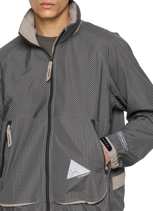  - AND WANDER - Reflective Ripstop Panelled Hooded Jacket