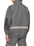Back View - Click To Enlarge - AND WANDER - Reflective Ripstop Panelled Hooded Jacket