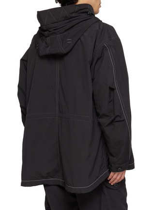 Back View - Click To Enlarge - AND WANDER - Fishtail Hooded Octa Coat