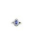 LC COLLECTION JEWELLERY 18K White Gold Diamond Sapphire Ring — US 6 1/2