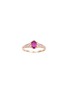 LC COLLECTION JEWELLERY 18K Gold Diamond Ruby Ring — US 6 1/2