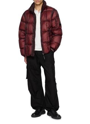Figure View - Click To Enlarge - C.P. COMPANY - High Neck Puffer Jacket