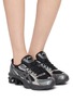 Figure View - Click To Enlarge - ASICS - GEL-KINETIC FLUENT Unisex Sneakers