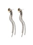 Detail View - Click To Enlarge - JOHN HARDY - Classic Chain Hammered 18K Gold Sterling Silver Cluster Tassel Earrings