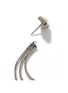 Detail View - Click To Enlarge - JOHN HARDY - Classic Chain Hammered 18K Gold Sterling Silver Cluster Tassel Earrings