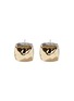  - JOHN HARDY - Classic Chain Hammered 18K Gold Sterling Silver Cluster Tassel Earrings
