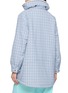 Back View - Click To Enlarge - HALFWAY NATIVE - Sea Cliff Chequered Faux Fur Padded Parka