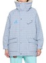 HALFWAY NATIVE Sea Cliff Chequered Faux Fur Padded Parka