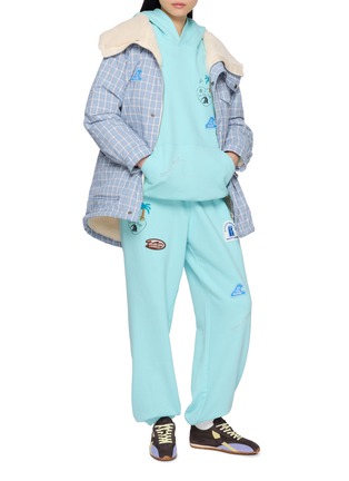 Figure View - Click To Enlarge - HALFWAY NATIVE - Mojave Embellished Appliqué Hoodie
