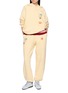 Figure View - Click To Enlarge - HALFWAY NATIVE - Mojave Embellished Appliqué Sweatpants