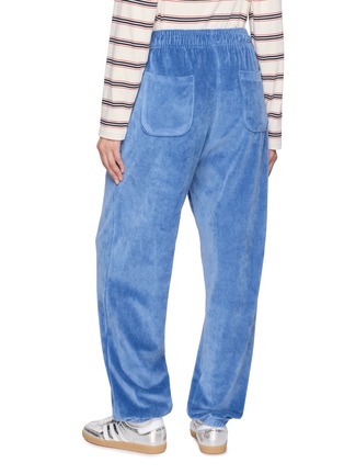 Back View - Click To Enlarge - HALFWAY NATIVE - Ocean Breeze Appliqué Velour Sweatpants
