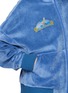 - HALFWAY NATIVE - Ocean Breeze Graphic Appliqué Velour Zip Up Jacket