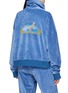 Back View - Click To Enlarge - HALFWAY NATIVE - Ocean Breeze Graphic Appliqué Velour Zip Up Jacket