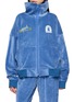 HALFWAY NATIVE Ocean Breeze Graphic Appliqué Velour Zip Up Jacket