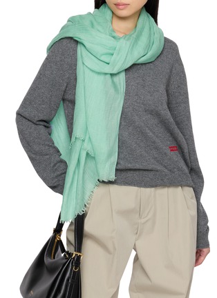 Figure View - Click To Enlarge - LANE'S - Silk Cashmere Shawl