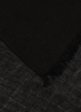 Detail View - Click To Enlarge - LANE'S - Silk Cashmere Twill Weave Shawl
