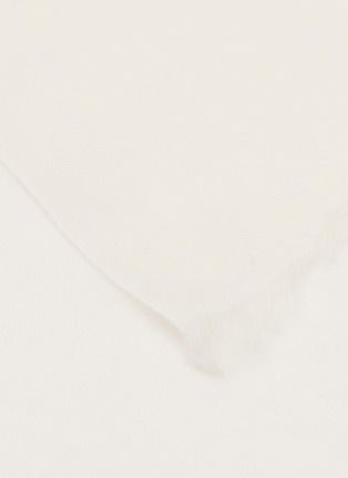Detail View - Click To Enlarge - LANE'S - Silk Cashmere Twill Weave Shawl