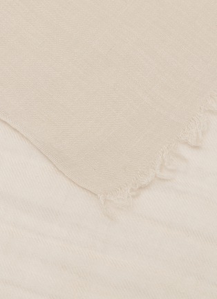 Detail View - Click To Enlarge - LANE'S - Silk Cashmere Shawl