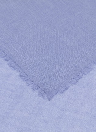 Detail View - Click To Enlarge - LANE'S - Silk Cashmere Twill Shawl