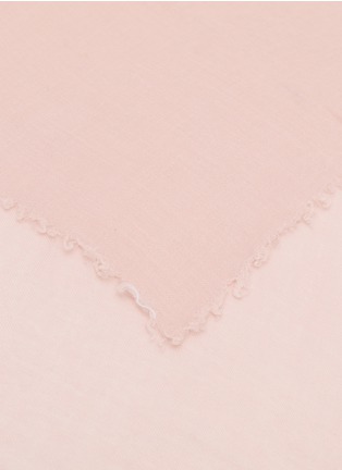 Detail View - Click To Enlarge - LANE'S - Silk Cashmere Twill Shawl