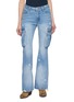 Main View - Click To Enlarge - MARKGONG - Cargo Pocket Medium Wash Flared Jeans