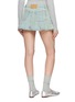 Back View - Click To Enlarge - MARKGONG - Pleated Denim Mini Skirt