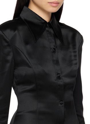  - MARKGONG - Point Collar Long Sleeve Shirt