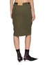 Back View - Click To Enlarge - MARKGONG - Belted Midi Skirt
