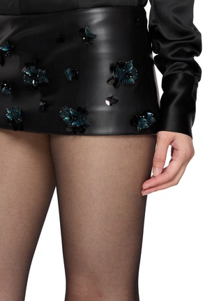  - MARKGONG - Beaded Mini Skirt