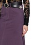  - MARKGONG - Belted Fishtail Midi Skirt