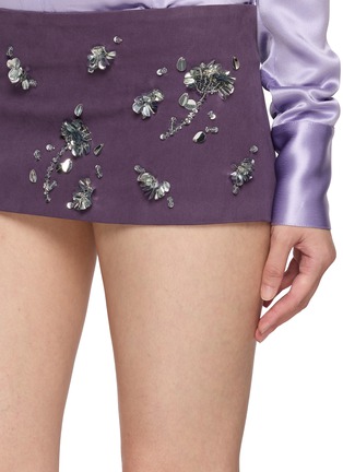  - MARKGONG - Beaded Mini Skirt
