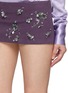  - MARKGONG - Beaded Mini Skirt