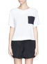 Main View - Click To Enlarge - SANDRO - 'Ebonie' contrast patch pocket T-shirt
