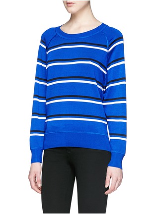 Front View - Click To Enlarge - SANDRO - 'Sigrid' stripe sweater